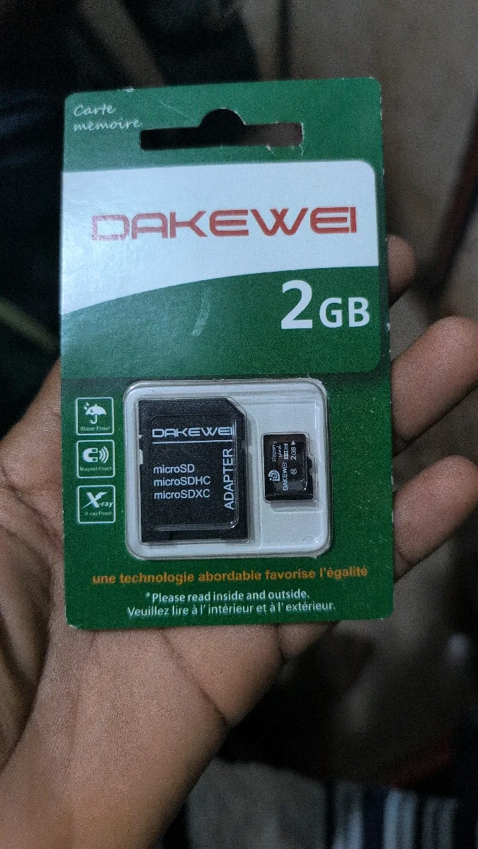 carte mémoire 2gb