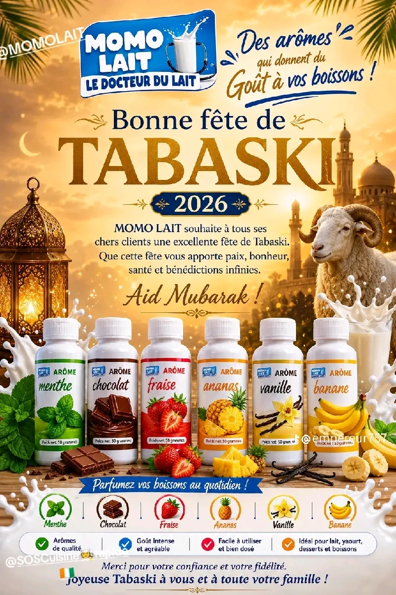 7 arômes colorés