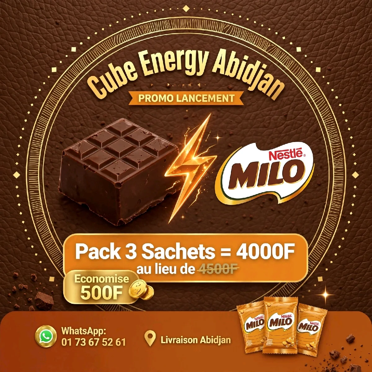 Milo en cube