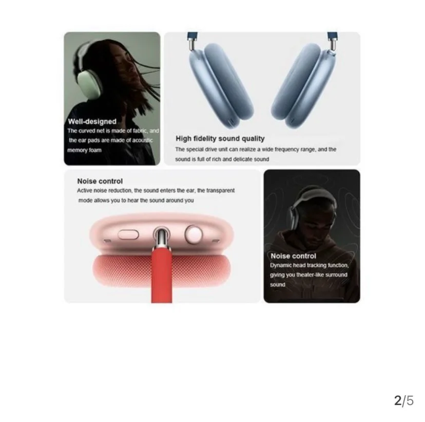 Casque ( écouteurs sans fil) Noir