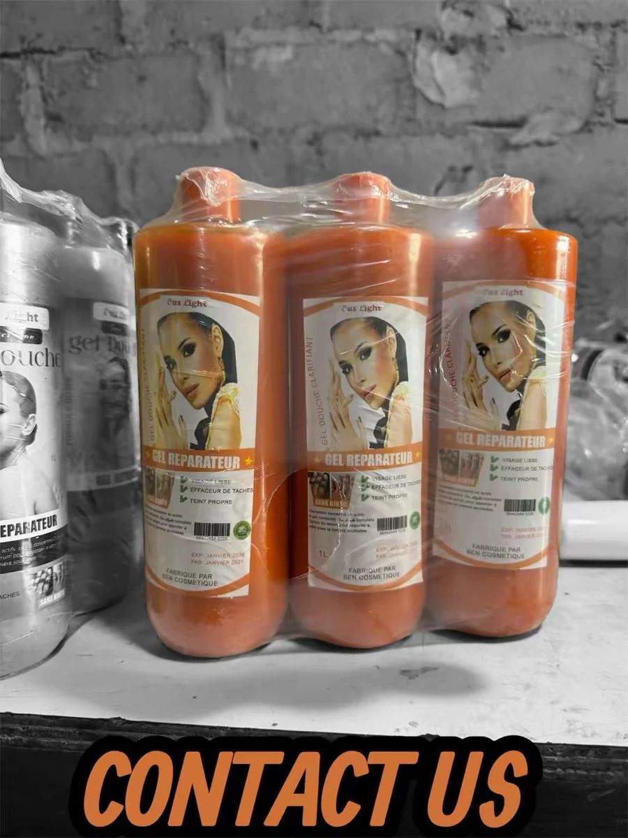 gel douche orange
